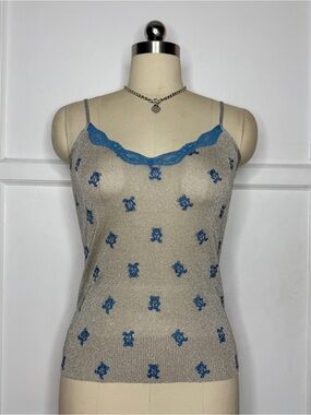 Hysteric Glamour silver bear cami